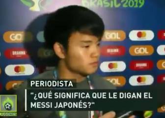 ¿Messi japonés? La madura respuesta de Kubo en perfecto español
