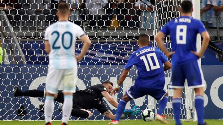 Argentina y Paraguay empatan en la segunda jornada de grupos en la Copa América.