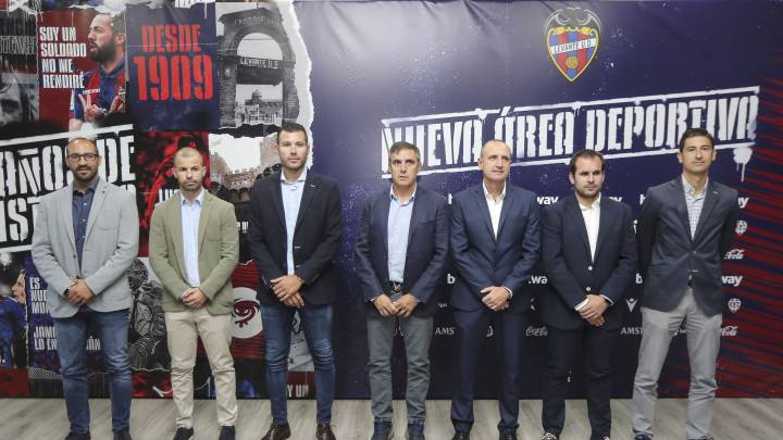 La nueva área deportiva del Levante durante su presentación.