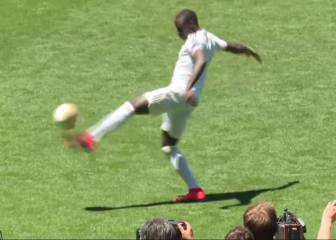 Mendy se arrancó a dar toques... pero le pudieron los nervios: la reacción del Bernabéu es TOP