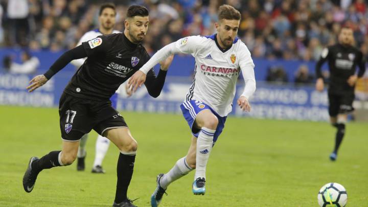 Alberto Benito, jugador del Zaragoza