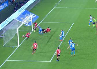 El linier acertó en el 2-0 del Depor: el balón rebasó la línea