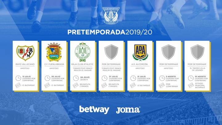 El Leganés arrancará su pretemporada contra el Rayo