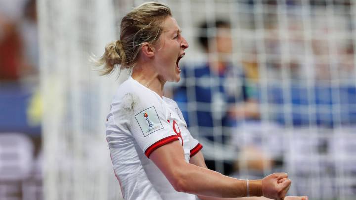 Ellen White, jugadora de Inglaterra.