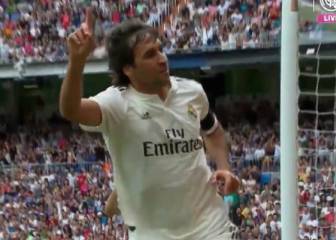 Jugada liosa, confusión y al final llega el de siempre para hacer lo de siempre: el gol de Raúl