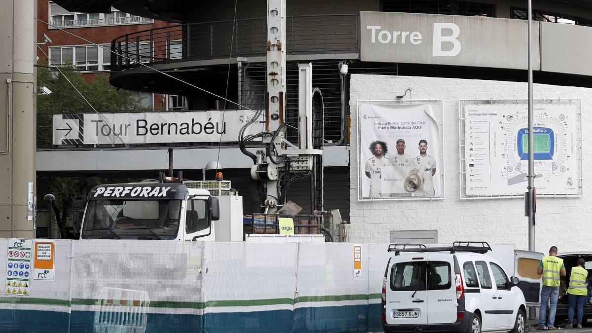 Empiezan las obras en el Bernabéu.