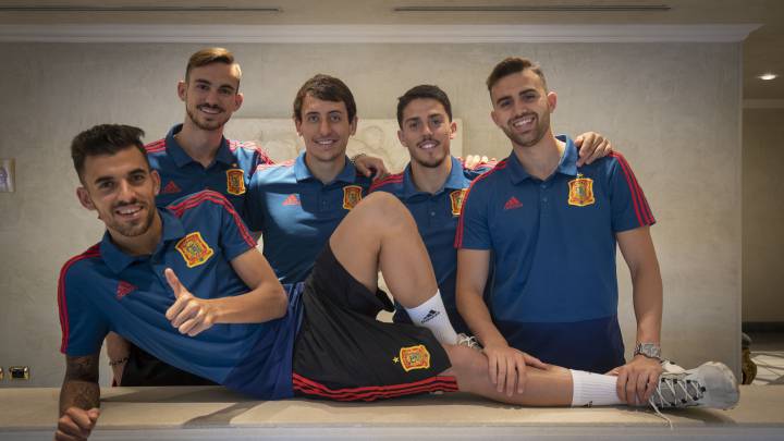 Ceballos, Fabián, Oyarzabal, Fornals y Mayoral.