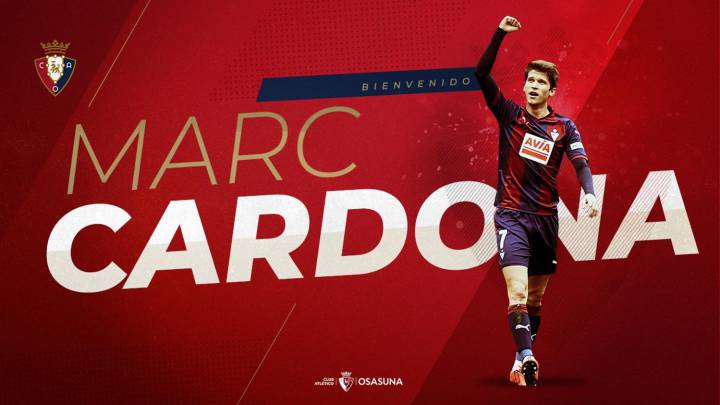 Oficial: Marc Cardona, a Osasuna por 2,5 millones de euros