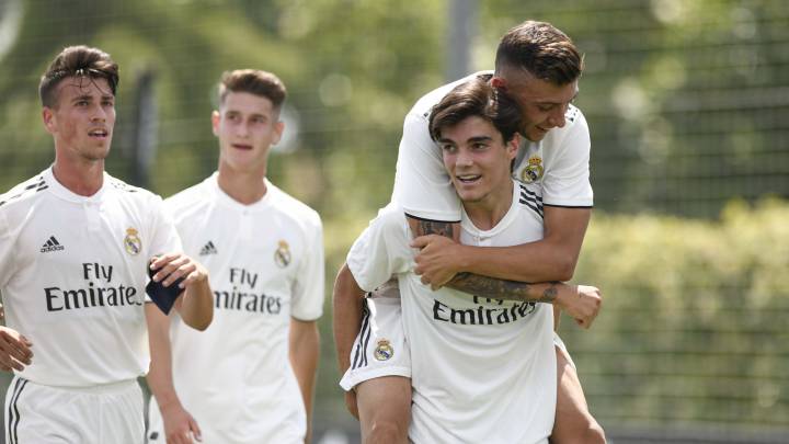 Miguel Gutiérrez y César Gelabert, en primer plano, apuntan al Europeo Sub-19.