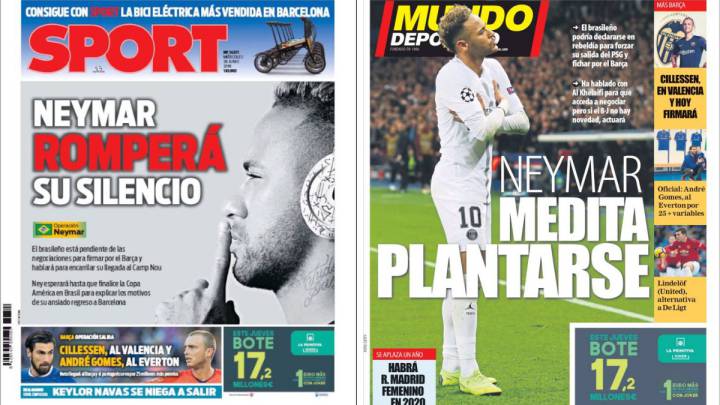 8 de julio: primer día D con Neymar