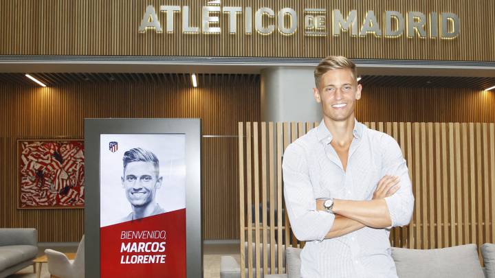 Marcos Llorente será presentado por el Atlético de Madrid