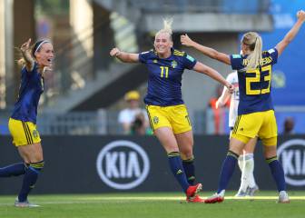 Histórica remontada de Suecia ante la bicampeona Alemania