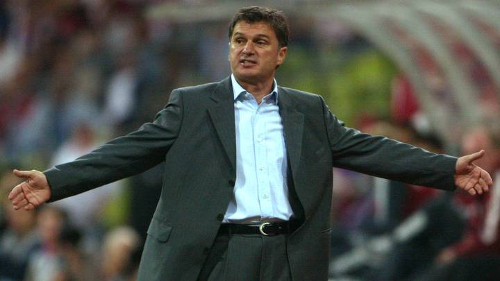 Ljubisa Tumbakovic durante su etapa como entrenador del Partizán de Belgrado.