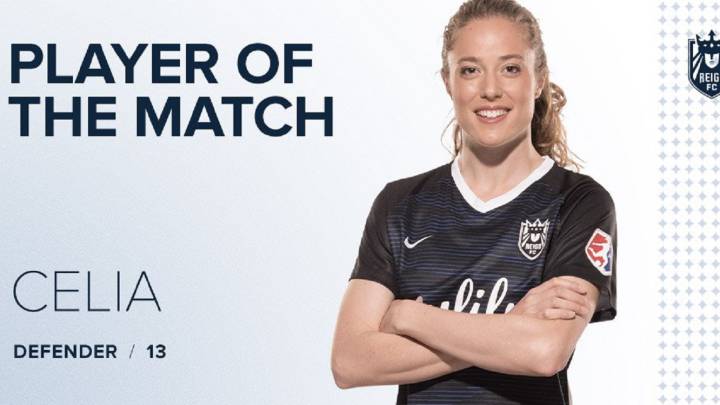 Celia Jiménez fue la jugadora del partido tras marcar su primer gol en la NWSL.