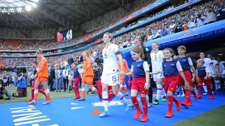 Partido entre Países Bajos y Estados Unidos en la final del Mundial de Francia.