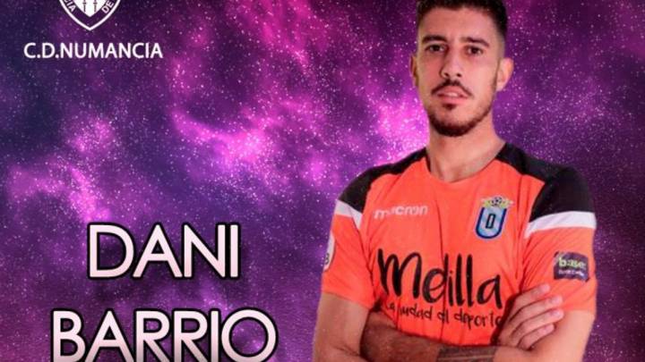 Dani Barrio, nuevo portero del Numancia