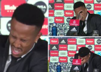 Así fue el momento en el que Militao se mareó y tuvo que dejar la rueda de prensa