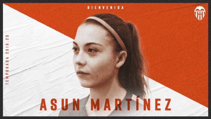 Asun Martínez, nueva jugadora del Valencia Femenino.