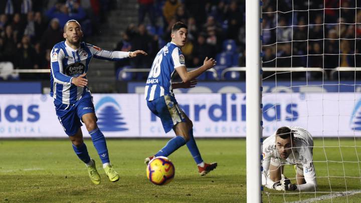 Quique y Carlos, que no seguirán en el Deportivo, fueron este curso el mejor dúo atacante de Segunda.