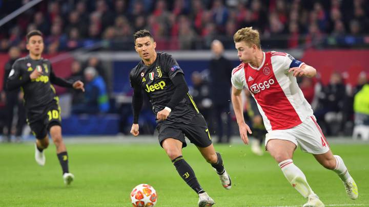 Cristiano Ronaldo y Matthijs de Ligt