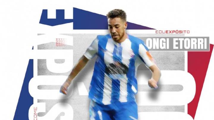 Edu Expósito, jugador del Eibar