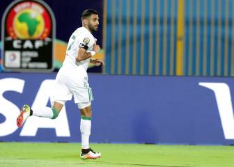 Mahrez lidera a Argelia a la final