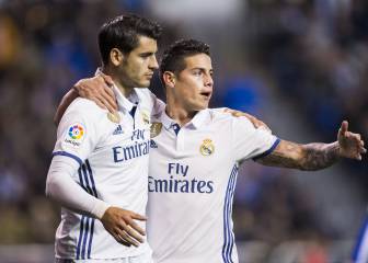 Morata podría reencontrase con James en un proyecto diferente