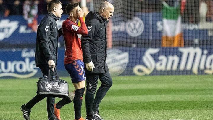 Barja podría sufrir una grave lesión de rodilla