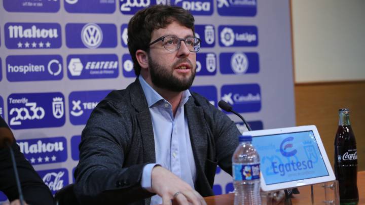 Víctor Moreno, en una conferencia de prensa.