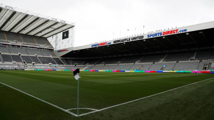 El estadio St James' Park antes del Newcastle-Liverpool de la pasada temporada.