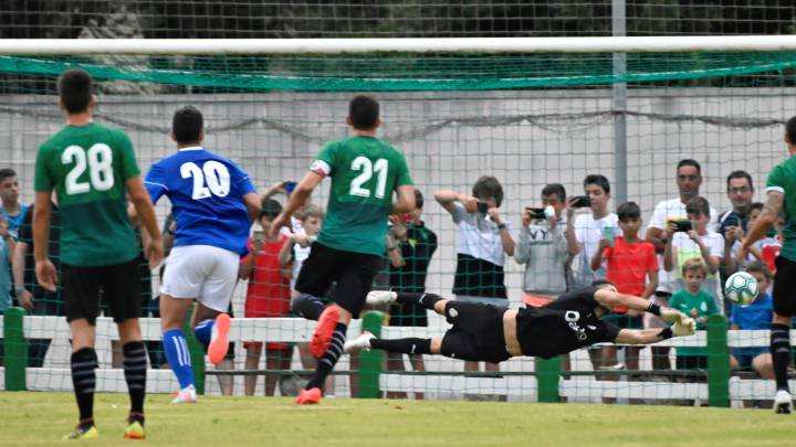 Así paró el penalti Luca Zidane.