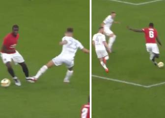 La exhibición de Pogba con el United en 2': asistencia de genio y pases largos 'estilo Xabi Alonso'