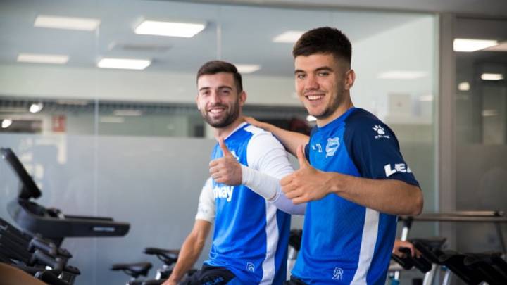 Sivera y Aguirregabiria, jugadores del Alavés