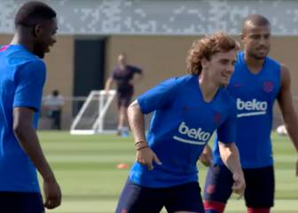 Cuarta sesión del Barcelona en una intensa pretemporada