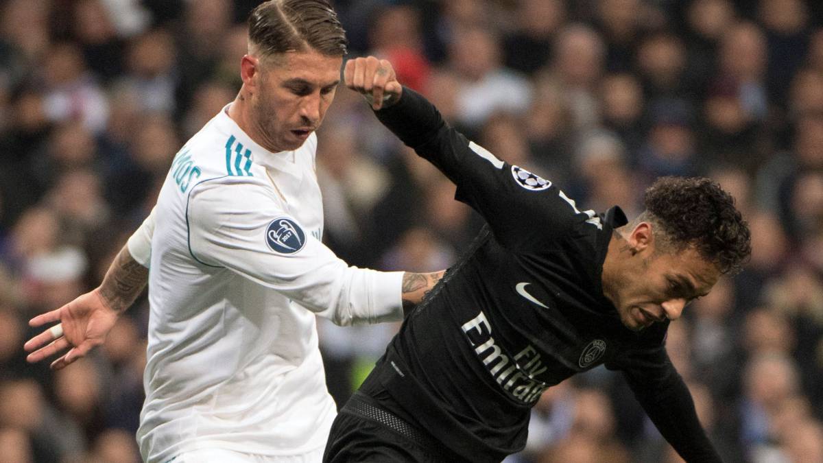 Neymar se rinde a Ramos
