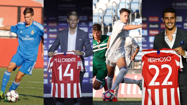 Marcos Llorente y Hermoso, toda una vida juntos: de la cantera del Madrid al Atlético.