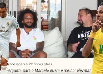 La pregunta que puso en serios aprietos a Marcelo: ¿Hazard o Neymar, quién es mejor?