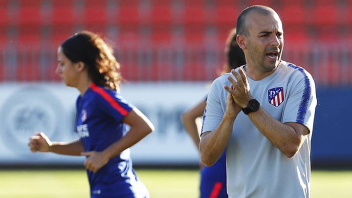 Sánchez Vera durante un entrenamiento.