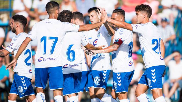 El excastillista Dani Gómez se estrena con gol en el Tenerife