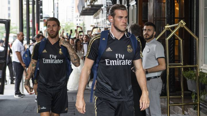 Bale, en la concentración del Real Madrid en Montreal.
