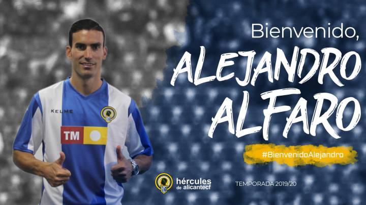 Oficial: el Hércules ficha a Alejandro Alfaro hasta 2021