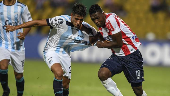 Di Plácido, objetivo del Tenerife, en un partido de la Libertadores.