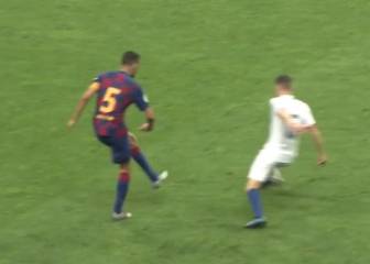 Gran fallo de Busquets: La inusual jugada que costó el 0-1