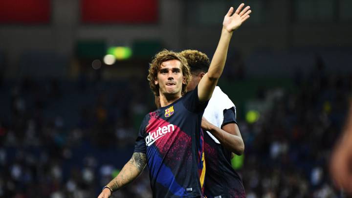 Griezmann, cuyo caso el Atlético ya ha elevado a LaLiga, como reconoció Tebas, en el Barcelona-Chelsea.