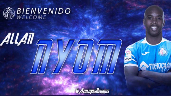 Oficial: El Getafe ficha a Nyom por dos años y otro opcional