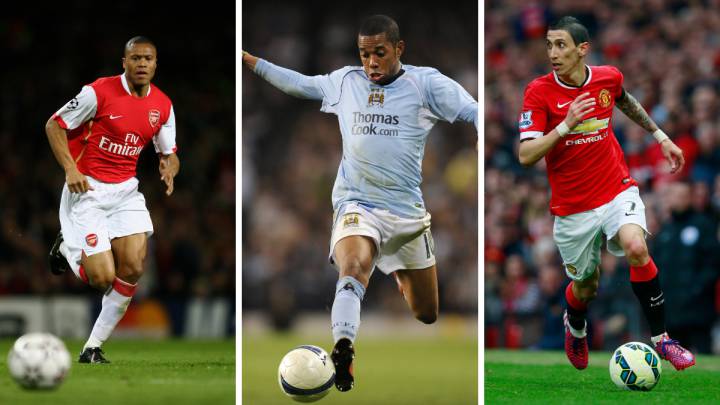 Robinho, Baptista y Di María