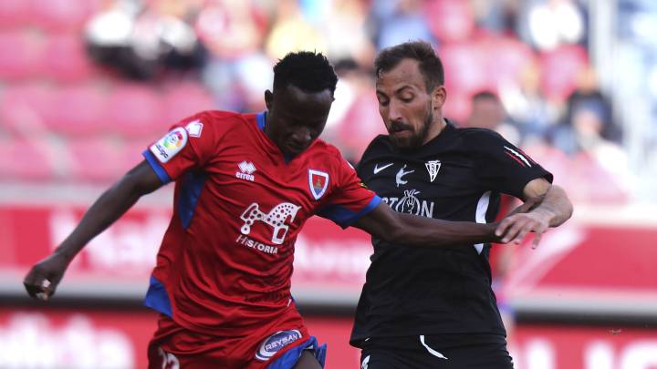 Yeboah, jugador del Numancia