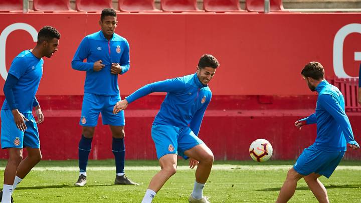 Entrenamiento del Girona