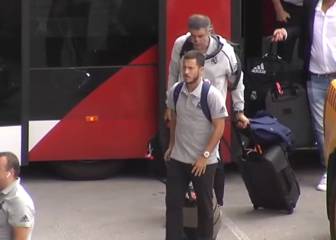 Un funeral en Barajas: la cara de Hazard representa perfectamente el sentir madridista hoy