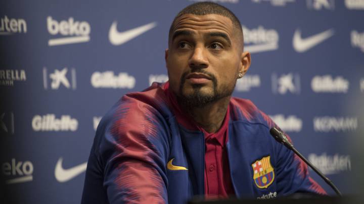 22/01/19 Presentacion de Kevin Prince Boateng como nuevo jugador del FC Barcelona